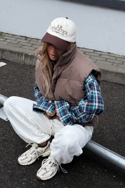 Жилетка оверсайз укороченная (М320)